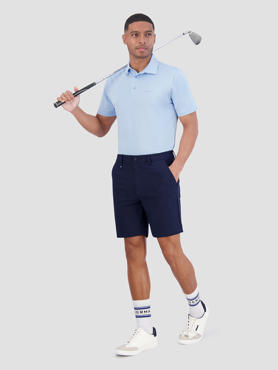 Short Ben Sherman 4Way Stretch Tech Bleu Marine | LDT-33845516